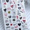 Water Transfer 139 Hearts