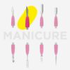 Combo UNIQ 12 Pousse-Cuticules Biseauté – Image 3