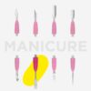 Combo UNIQ 18 Pousse-Cuticules Plat Droit – Image 5