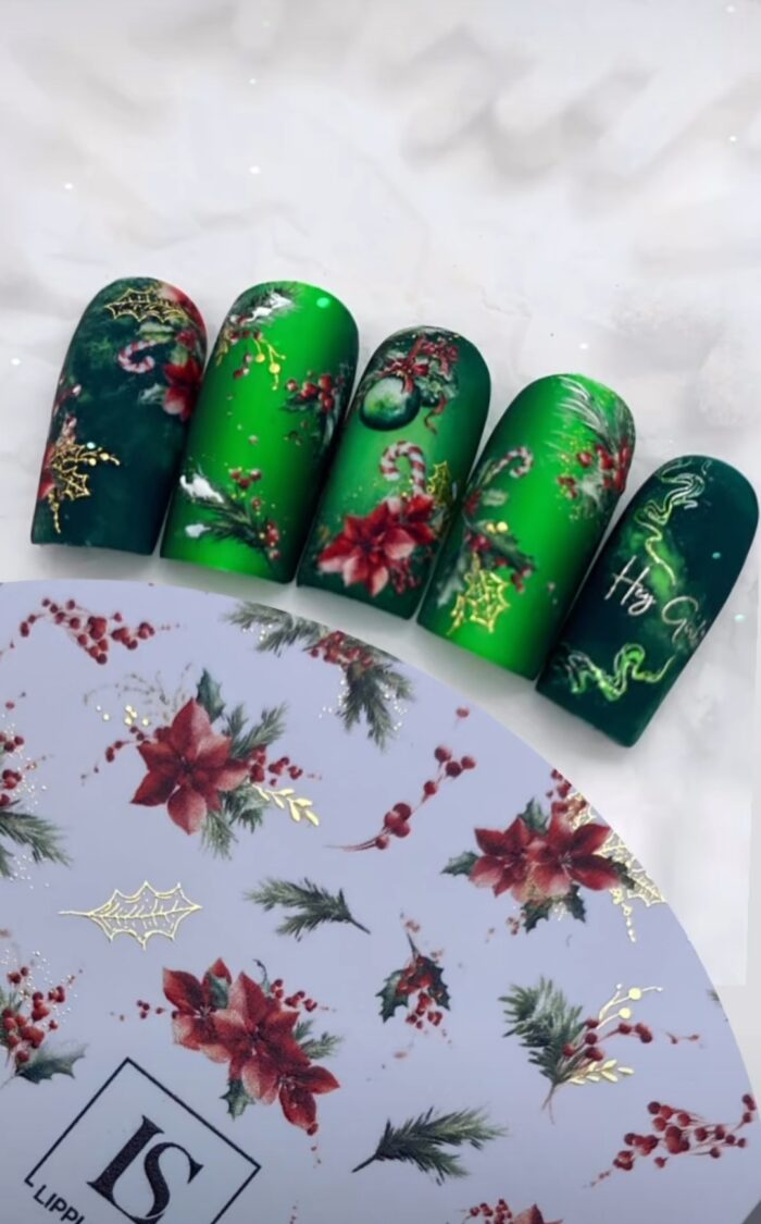 Water Transfer 257 Poinsettia – Image 3