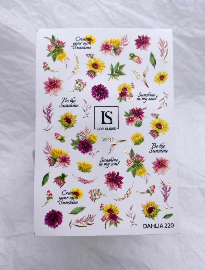 Water Transfer 220 Dahlia
