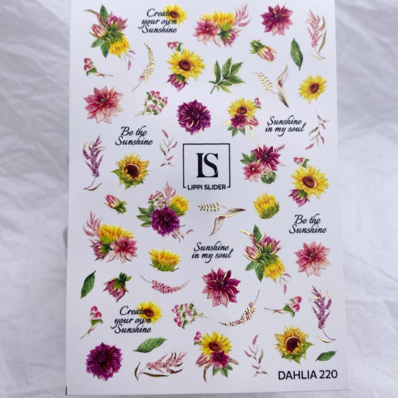Water Transfer 220 Dahlia