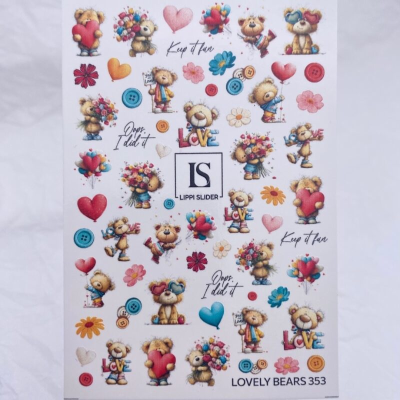 Water Transfer 353 Lovely Bears